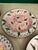 Ceramic Casafina Handpainted Reticulated Majolica Dogwood Blossom Plates - Set of 3 For Sale - Image 7 of 9
