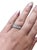 5.00 Carat Oval Diamond Eternity Band, Platinum, Size 6 For Sale - Image 4 of 4