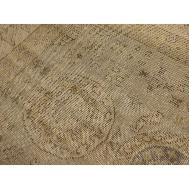 Vintage Hand Knotted Khotan Style Rug. 7'8"x 10'2" For Sale - Image 18 of 18