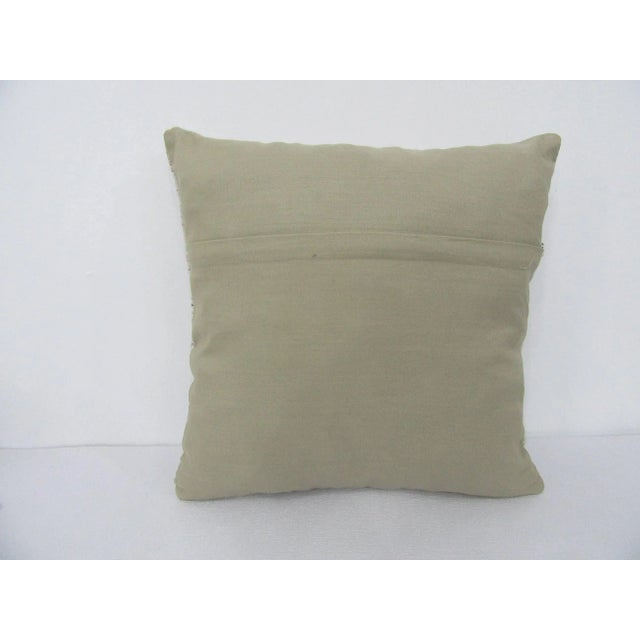 Traditional Turkish Modern Handmade Kilim Pillow For Sale - Image 3 of 4