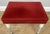 Gold Vintage French Upholstered Ottoman For Sale - Image 8 of 9
