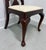Brown Henkel Harris 110s 29 Solid Mahogany Queen Anne Dining Side Chair - Pair A For Sale - Image 8 of 12