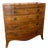 Bowfront Chest of Drawers in Mahogany For Sale