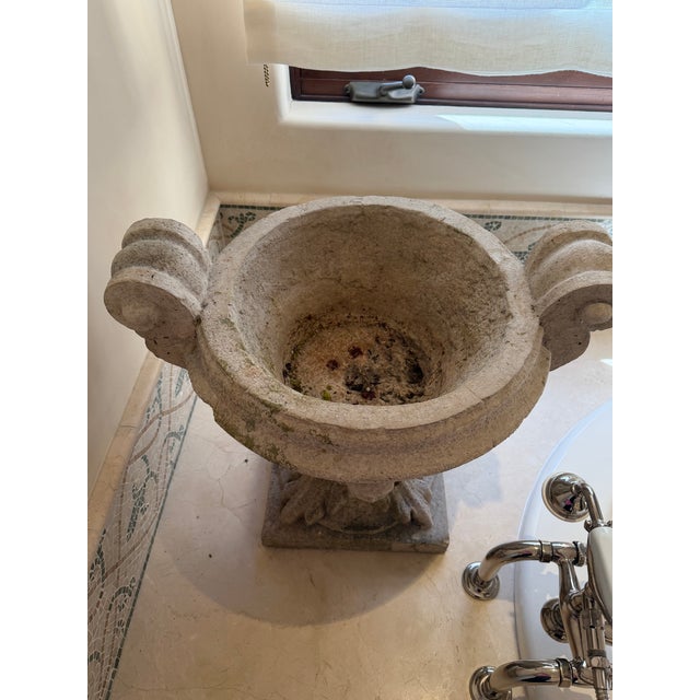 Stone French Cast Stone Planter/Urn For Sale - Image 7 of 7