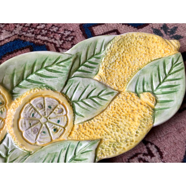 Vintage Italian Pottery Lemon Dish Chairish