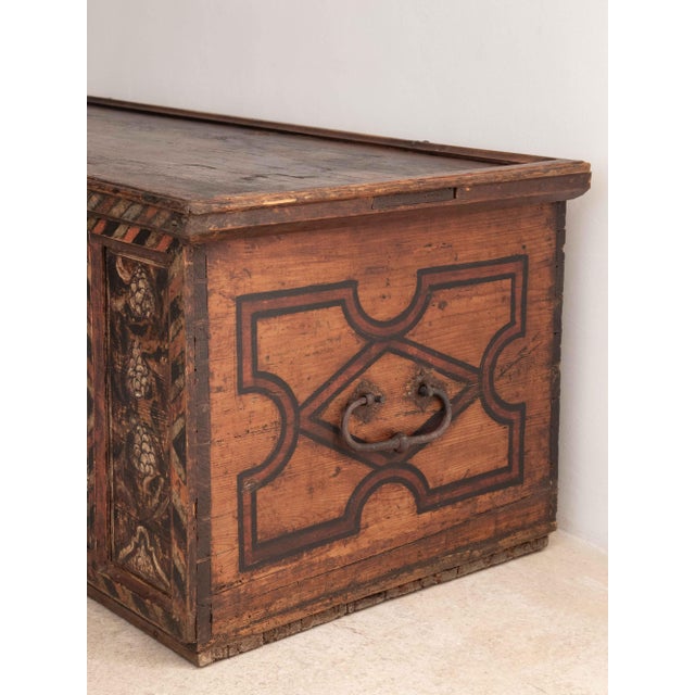 Antique Bavarian Chest, 1738 For Sale - Image 9 of 12