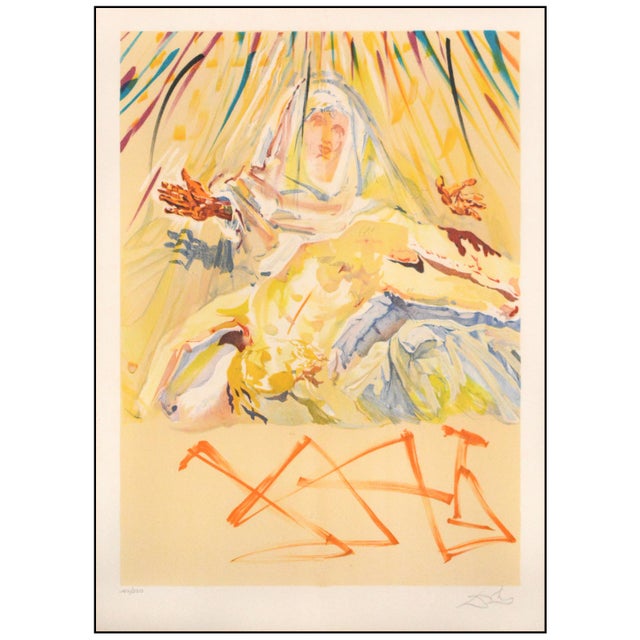 Surrealism 1974 La Pietra Nera Lithograph Salvador Dalí For Sale - Image 3 of 7