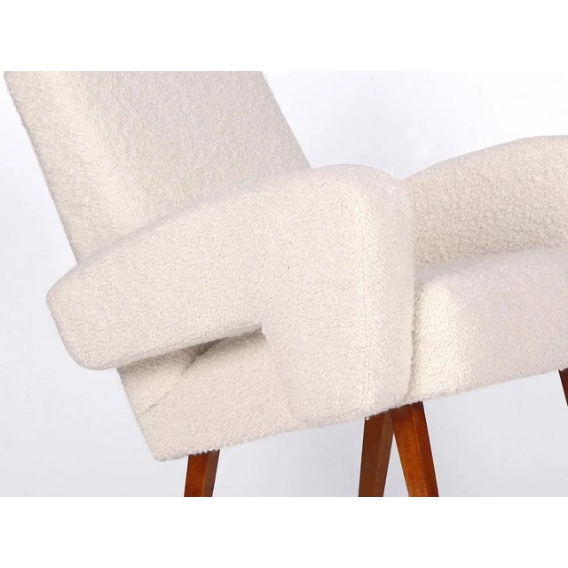 Mid-Century Modern Mid - Century Boucle Armile Chair, 1960s from Jitona For Sale - Image 3 of 11