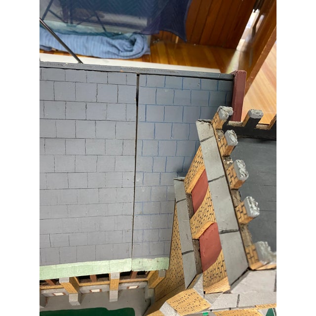 Vintage Exact Replica Wood Model-Of Old Schenectady Church For Sale - Image 9 of 10