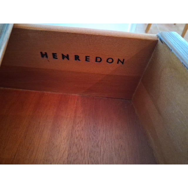 Ebony 1990s Henredon Aston Court Mahogany 5-Drawer Single Dresser For Sale - Image 8 of 10