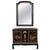 Early 20th Century Black Lacquer & Hand Painted Open Altar Table or Sideboard with Mirror For Sale - Image 15 of 18
