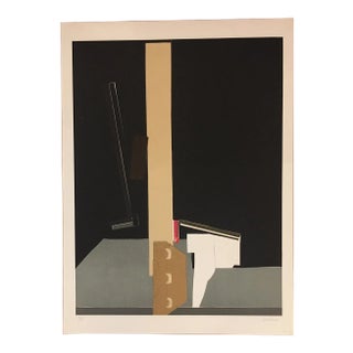 Fernando Garcia Ponce; "Composition 11", Embossed Lithograph For Sale