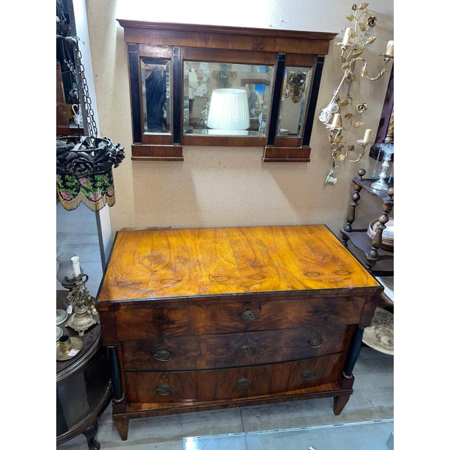 Wood Empire Chest of Drawers in Walnut For Sale - Image 7 of 18