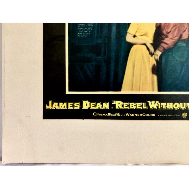 Original Vintage Theater Lobby Card From “Rebel Without a Cause," by Warner Bros. Pictures For Sale In San Francisco - Image 6 of 8