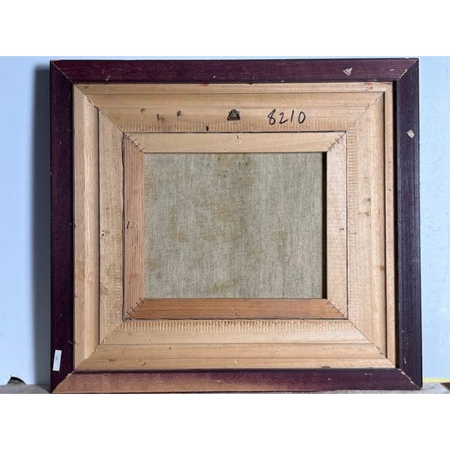 Mid-Century Italian Old Master Style Interior Genre Scene Painting by Clemente Tafuri (1903-1971) in Ornate Gilt Frame For Sale - Image 11 of 16