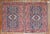 Early 20th Century Antique Zabihi Collection Navy Heriz Accent Rugs - A Pair - 4'10" x 6'1" For Sale - Image 5 of 12