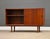 A mid century modern teak sideboard credenza with two sliding doors designed by Børge Mogensen for Karl Andersson and...