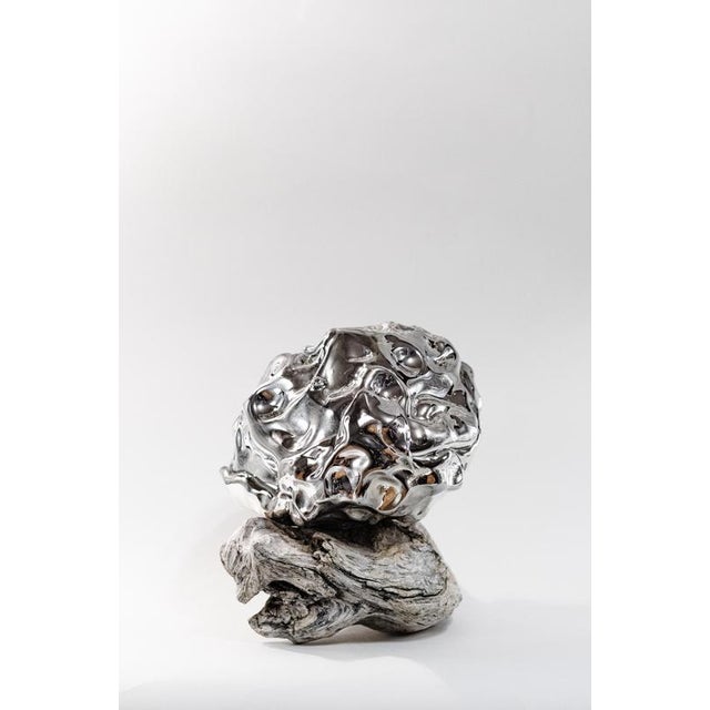 Not Yet Made - Made To Order Arctic Circle Series Sculpture #1 in Glass and Driftwood by Szkło Studio For Sale - Image 5 of 7