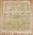 1940s Persian Tabriz Square worn Rug