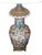 19th Century 19th Century Chinese Famille Rose Porcelain & Bronze Table Lamp For Sale - Image 5 of 8