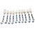 Mid-20th Century House of Prill Blue Onion Porcelain Flatware, 49 Pieces For Sale - Image 4 of 18