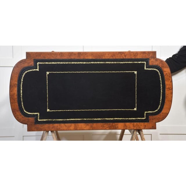 19th Century Walnut Writing Table For Sale - Image 12 of 14