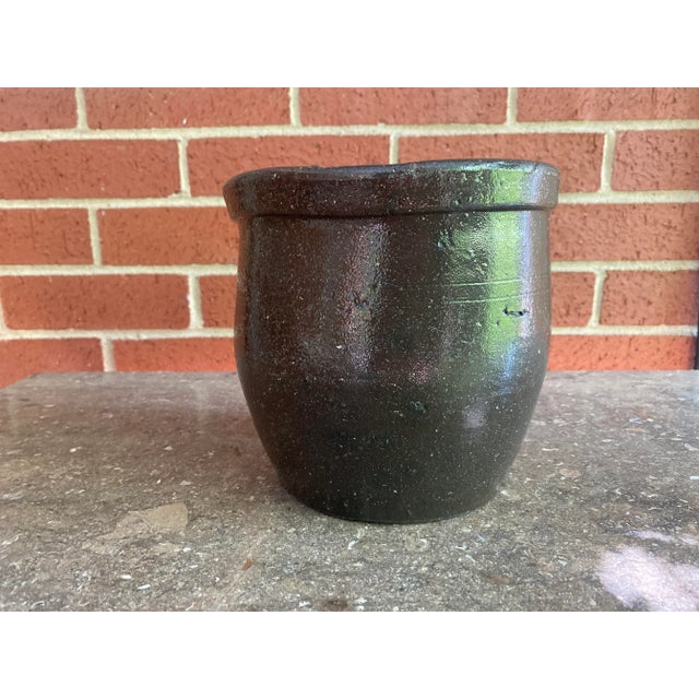19th Century Brown Salt Glazed Crock For Sale - Image 11 of 11