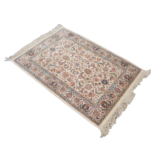 Traditional Karastan 100% Wool Floral Palmette Animal 738 Area Rug Carpet Mat 4' X 6' For Sale - Image 3 of 13