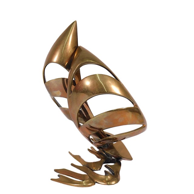 Contemporary Bob Bennett (American, 1923-2003), "Reaching", 1985, Bronze Sculpture For Sale - Image 3 of 5
