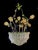 Glass Flower Chandelier with Gold Inclusions, 1950s For Sale - Image 17 of 18