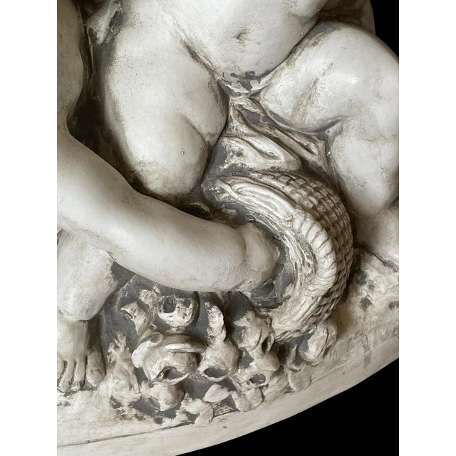 Early 20th Century Raphael Charles Peyre (1872-1949) Figural Sculpture Titled 'Bataille De Fleurs' For Sale - Image 15 of 18