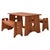 Pine Dining Set from Dyrlund, Denmark, 1970s, Set of 3 For Sale - Image 11 of 11