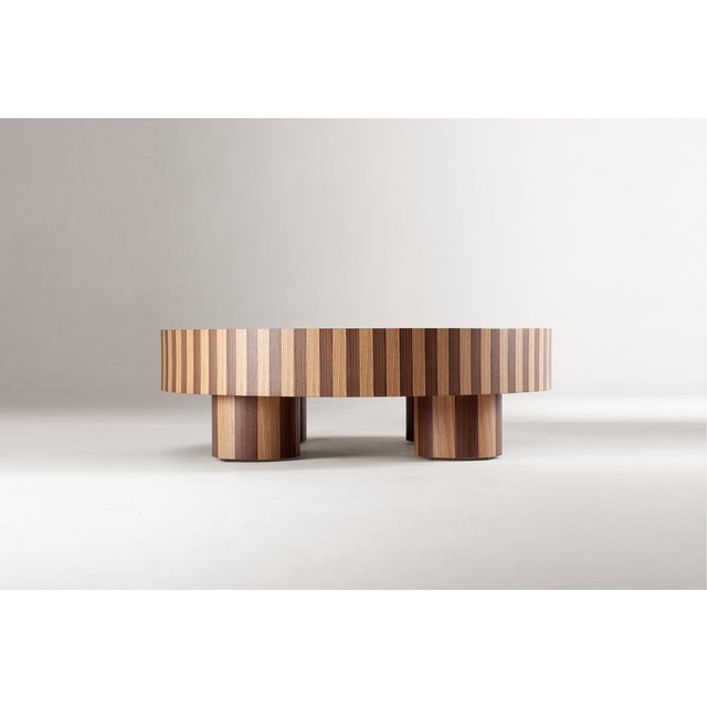 Wood Nusa Center Table by Dooq Details For Sale - Image 7 of 13