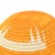 Textile Early 20th Century Sisal Handwoven Orange Lion Basket Eswatini 9inch For Sale - Image 7 of 7
