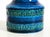 Small Rimini Blue Ceramic Vase by Aldo Londi for Bitossi, Italy, 1960s For Sale - Image 11 of 15
