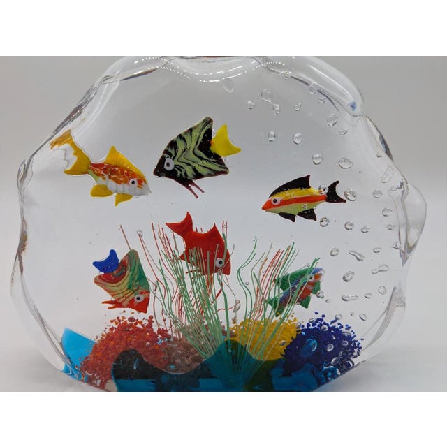 Aquarium Sculpture in Murano Glass, Murano, 1980s For Sale - Image 4 of 8