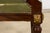 Late 19th Century French Napoleon III Mahogany Desk Chair With Olive Green Leather For Sale - Image 10 of 18