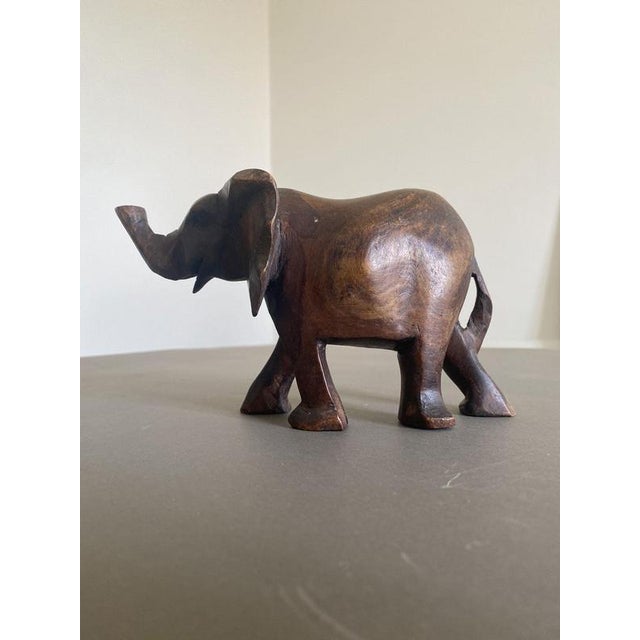 Late 20th Century Carved Wooden Elephant, Italy For Sale - Image 6 of 16