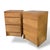 Wood Vintage Blonde Oak Bedside Cabinets from Charter Furniture, Set of 2 For Sale - Image 7 of 8