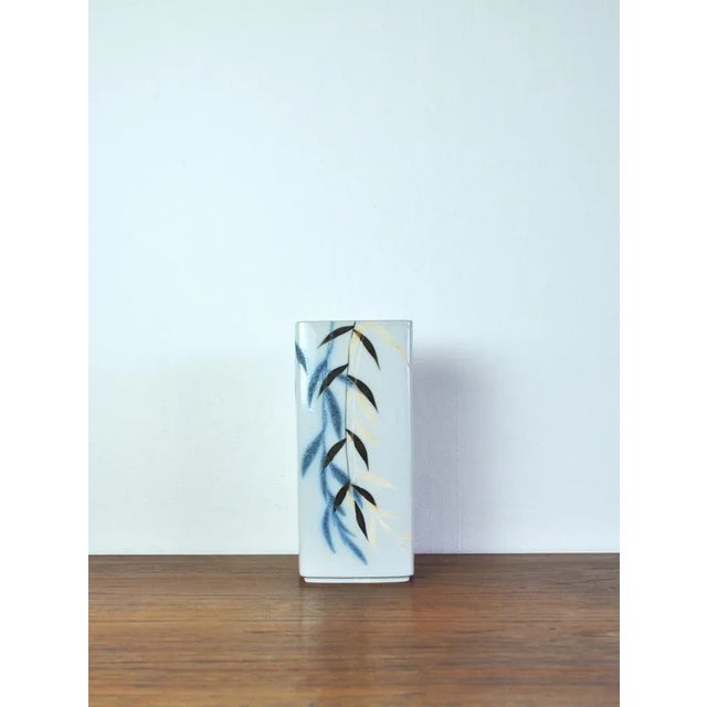 Set of 2 vases and a dish designed by ceramist ivan weiss for royal copenhagen from the series "duet" 1970s. dimensions:...