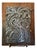 Metal Art Brut Bas Relief in Lead on Wood, Circa 1960 For Sale - Image 7 of 7