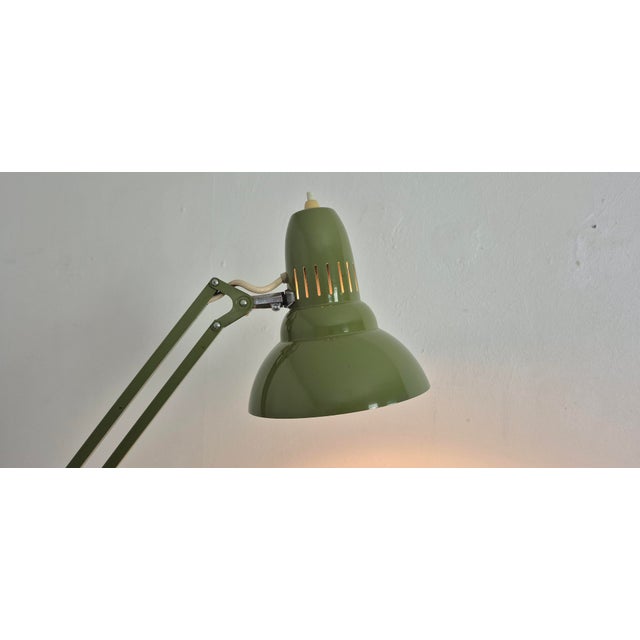 Vintage Green Table Lamp from Ledu, Sweden, 1960s For Sale - Image 14 of 18