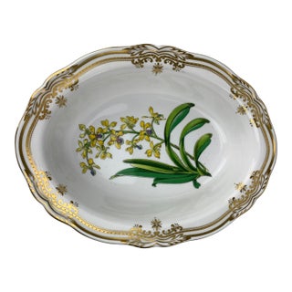 Mid 20th Century Spode Hand Painted Serving Oval Bowl For Sale