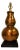 Thomas O'Brien for Visual Comfort Double Gourd Gold Glass Lamp For Sale