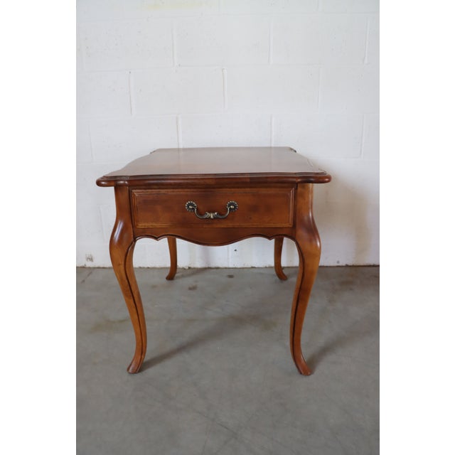 Ethan Allen Country French Cherry End Table Chairish