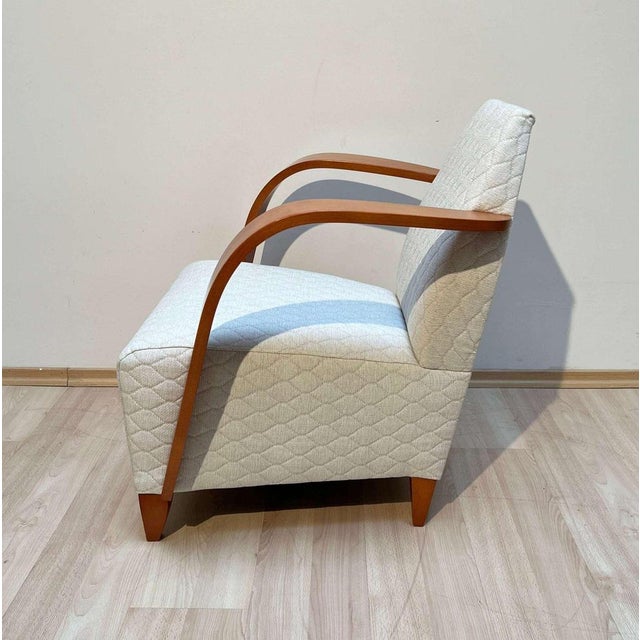 Spanish Club Chair in Beech and Plywood, 1990s For Sale - Image 9 of 18