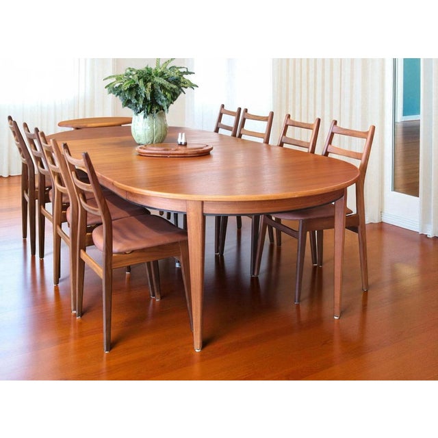 Round Dining Table in Teak by Gunni Omann, Denmark, 1960s For Sale - Image 15 of 18