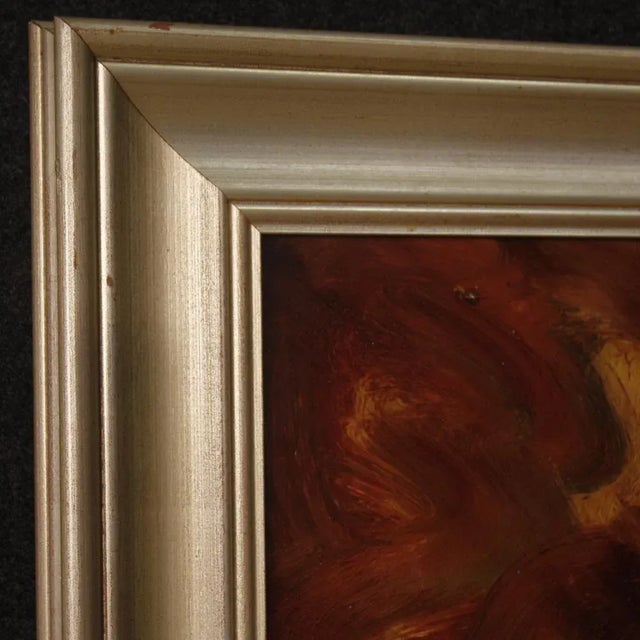 Italian Artist, Impressionist Style Landscape, 1970, Mixed Media on Cardboard, Framed For Sale - Image 4 of 13