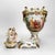 White Large German Dresden Figural, Scenic & Floral Lidded Porcelain Palace Urn C1880 For Sale - Image 8 of 18