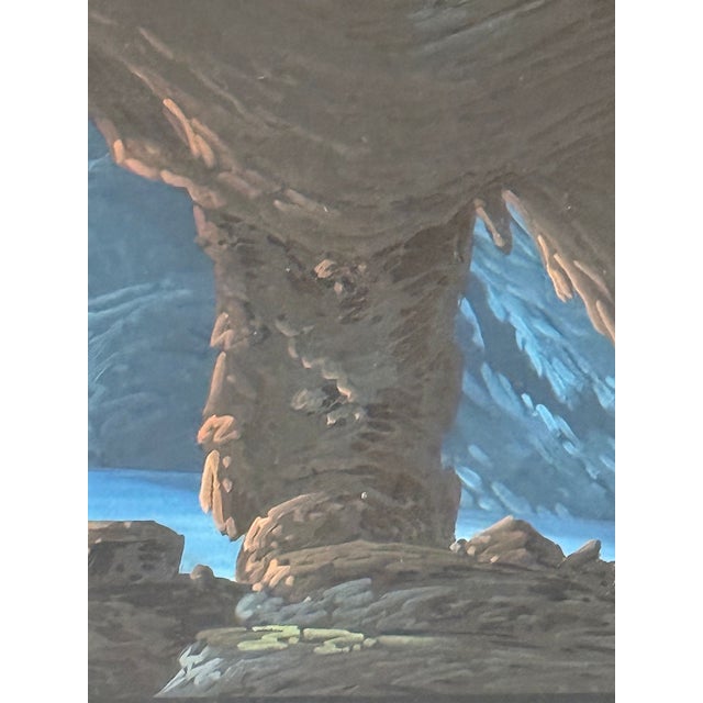 Blue Late 19th Century A Pair of Gouaches Depicting the Blue Grotto For Sale - Image 8 of 12